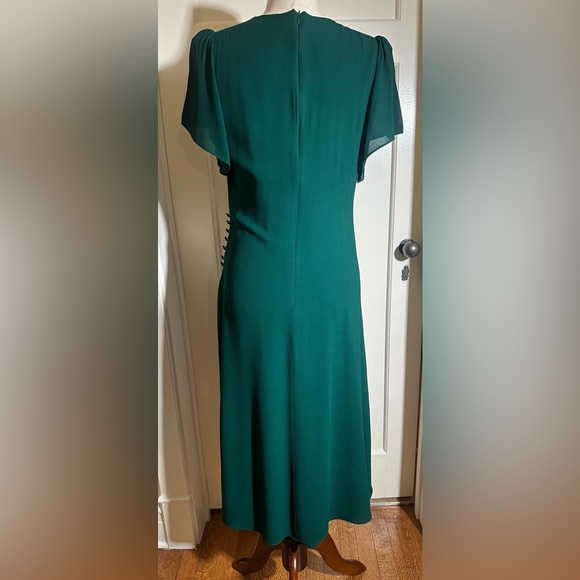 Reformation Asymmetrical Teal Dress - Picture 4 of 12